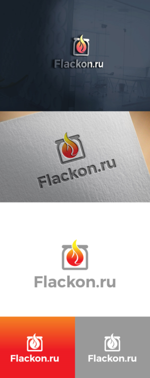 Flackon.ru | Diseño de Logo por hugrian