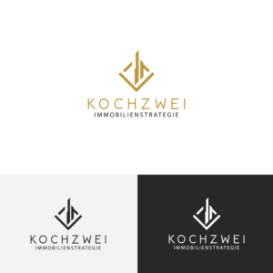 KOCHZWEI Immobilienstrategie | Logo-Design von sankar999