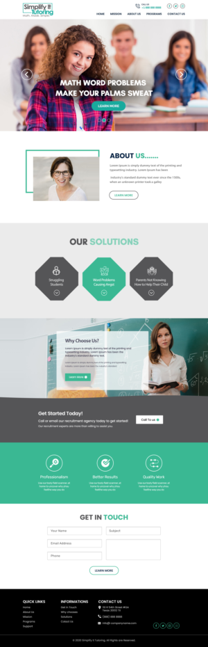 Landing Page Design by Shijo John for this project | Design #25512079