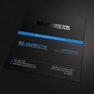 Janecyk Business Card | Business Card Design by Sandaruwan