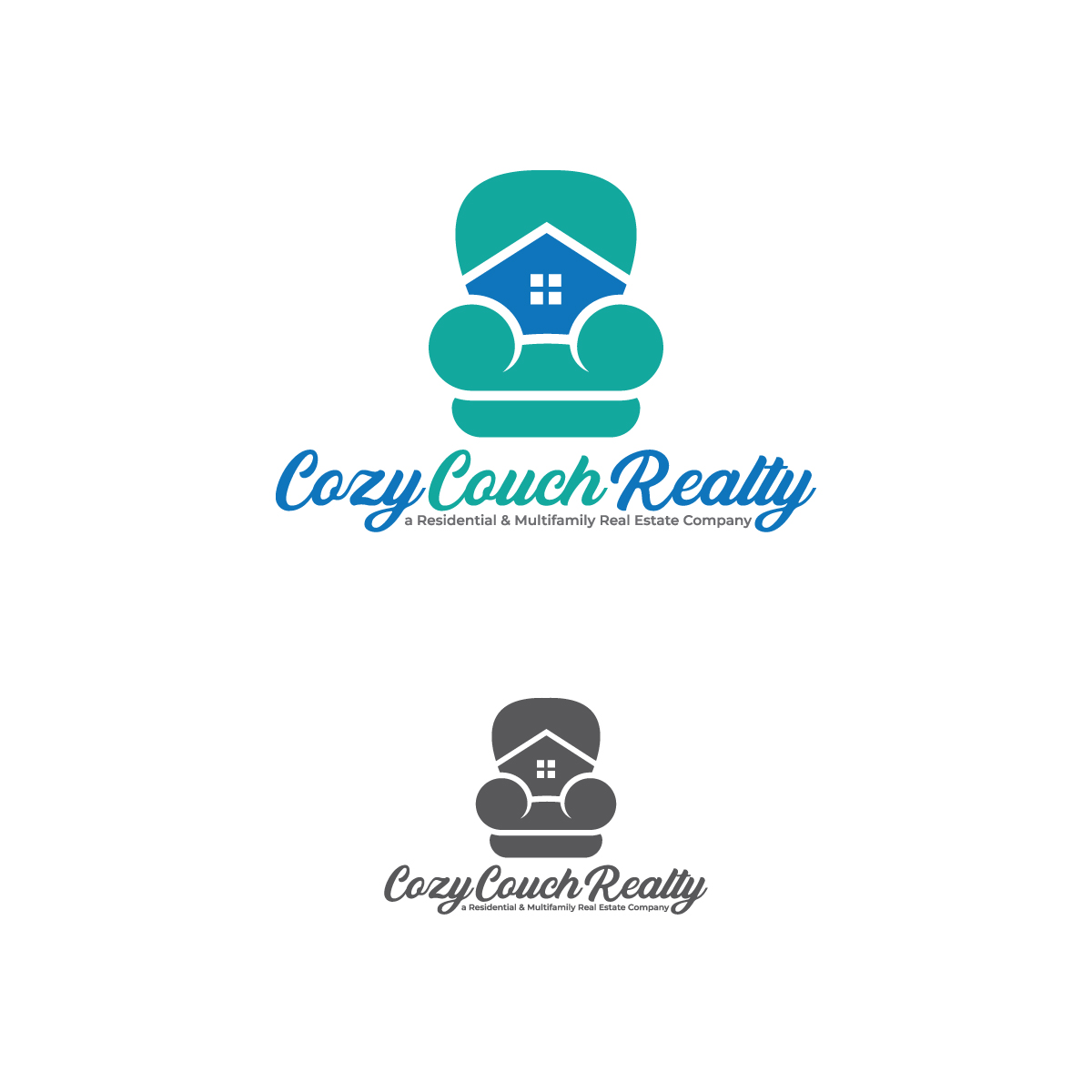 Logo Design by Graphic Bricks for Cozy Couch Realty | Design #25513430