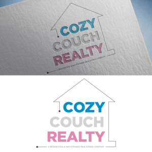 Logo-Design von rach azz für Cozy Couch Realty | Design: #25523266