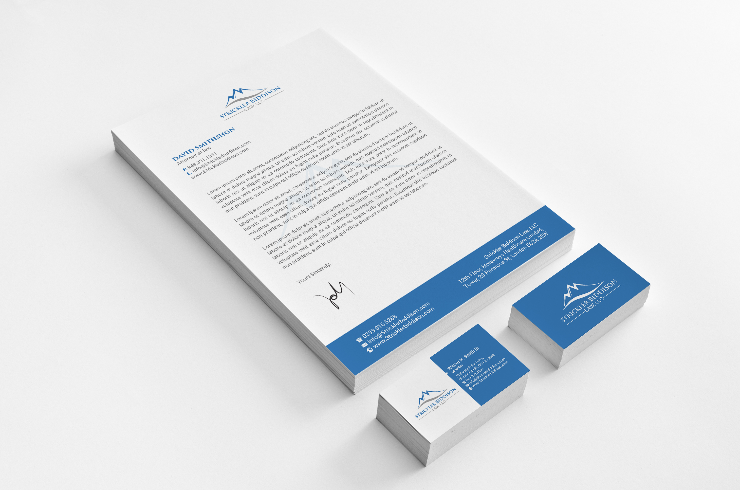 Letterhead Design by R.design for Stevens, Littman, Biddison, Tharp & Weinberg, LLC  | Design #25513351