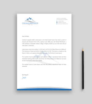 Diseño de Membrete por Musa. A para Stevens, Littman, Biddison, Tharp & Weinberg, LLC  | Diseño #25514715