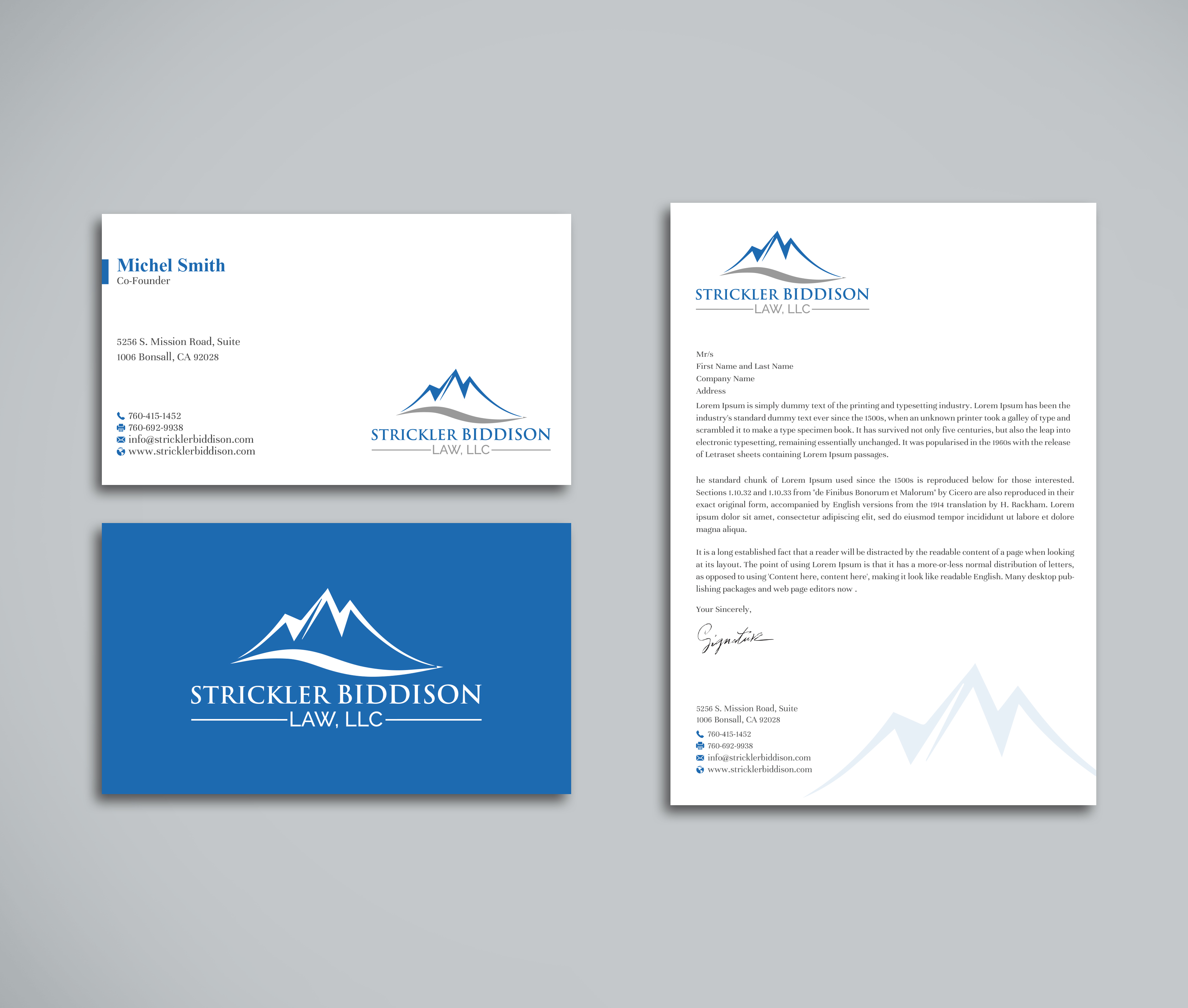 Letterhead Design by Uttom 2 for Stevens, Littman, Biddison, Tharp & Weinberg, LLC  | Design #25520674