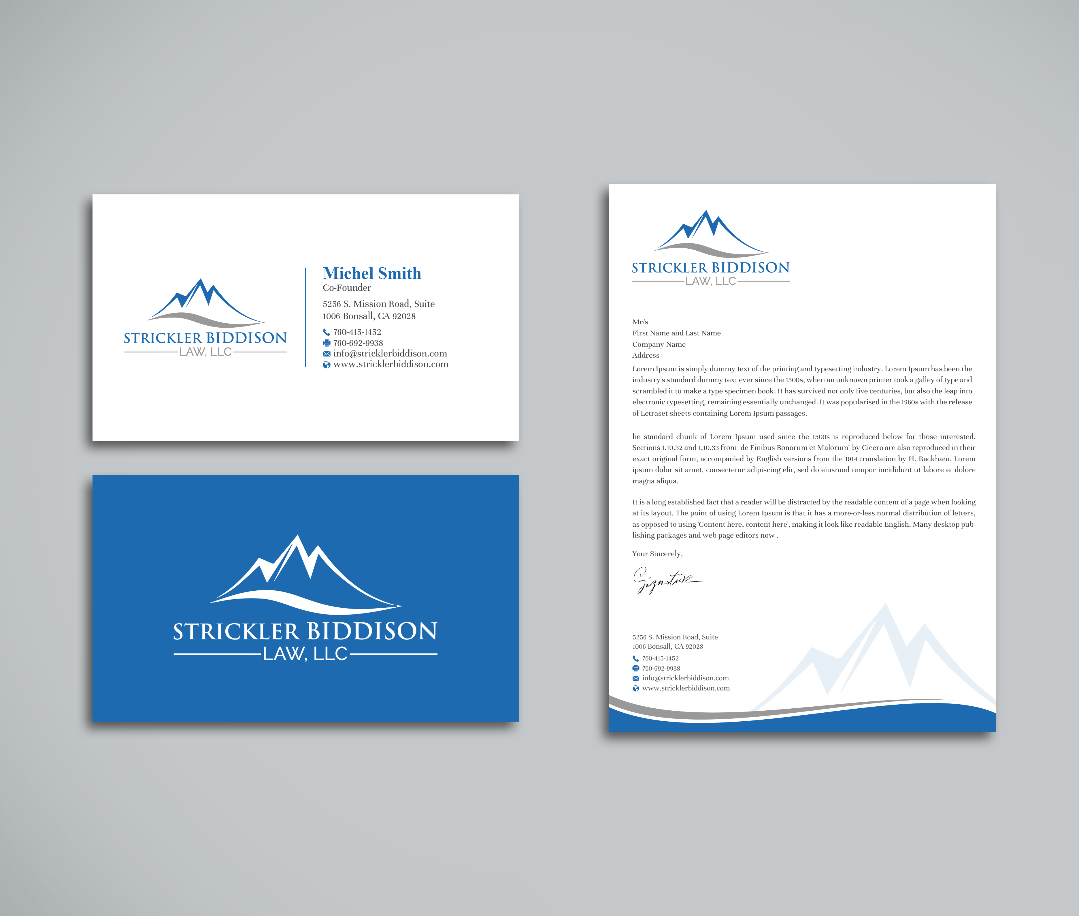 Letterhead Design by Uttom 2 for Stevens, Littman, Biddison, Tharp & Weinberg, LLC  | Design #25520675