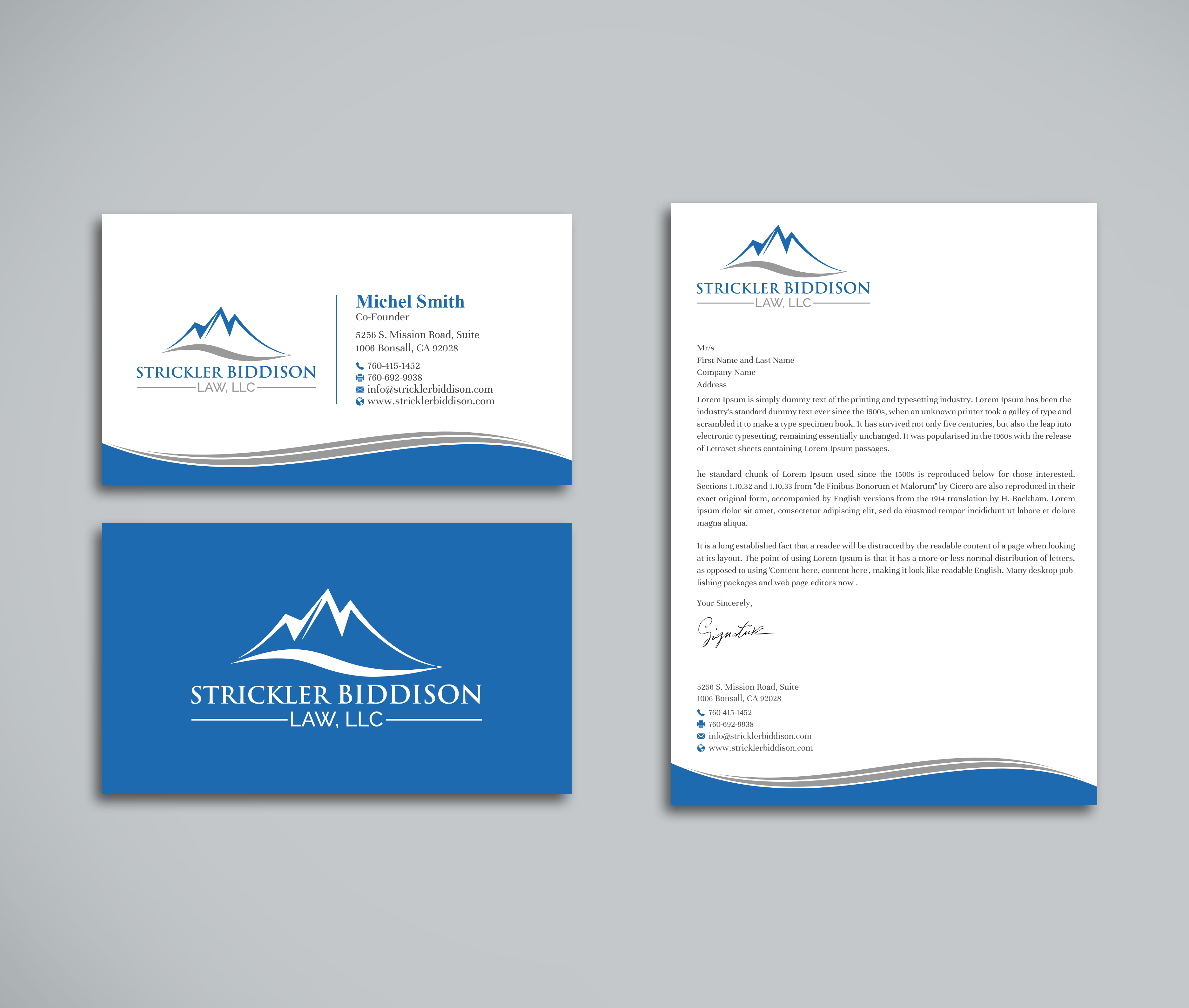 Letterhead Design by Uttom 2 for Stevens, Littman, Biddison, Tharp & Weinberg, LLC  | Design #25520676