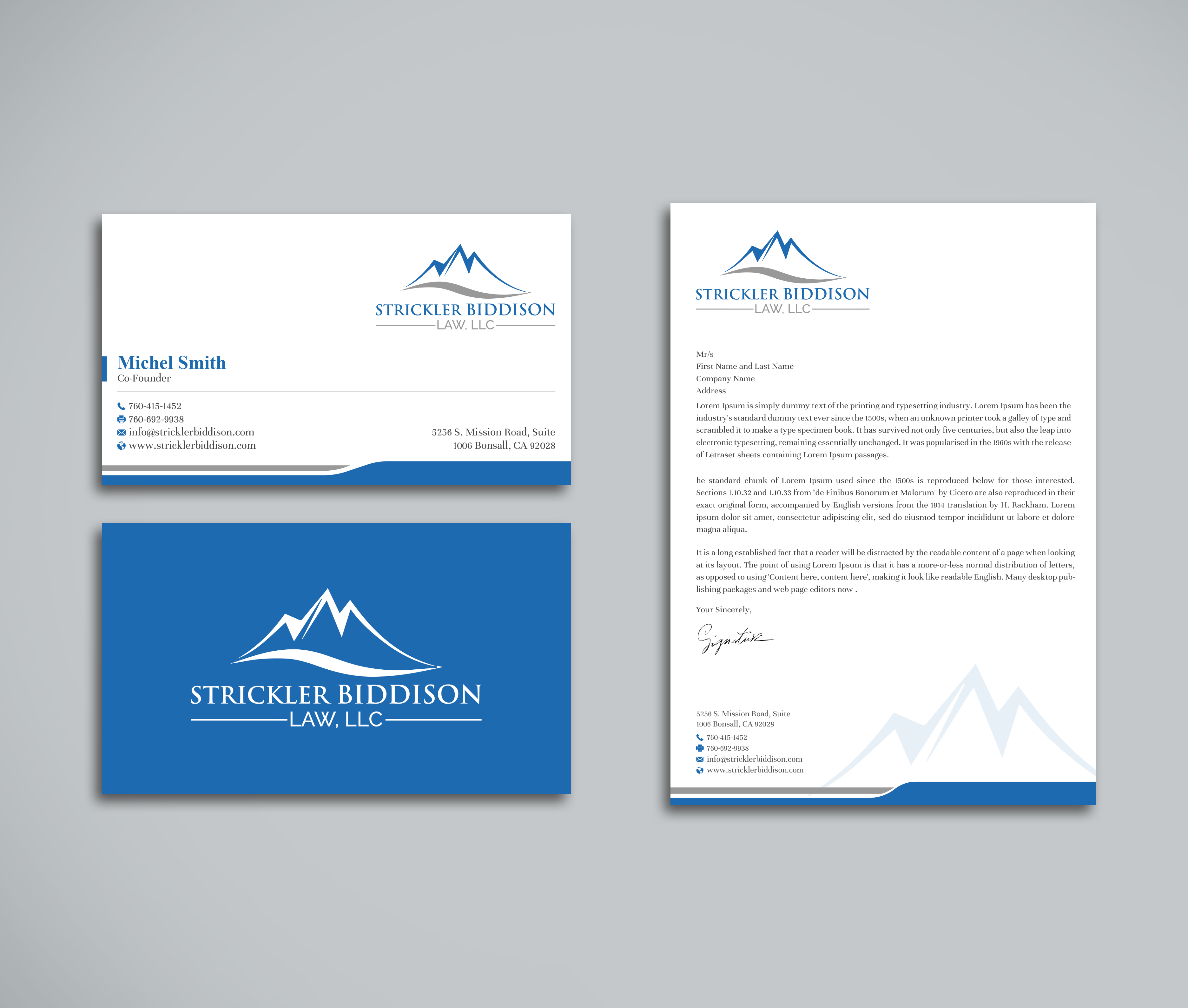 Letterhead Design by Uttom 2 for Stevens, Littman, Biddison, Tharp & Weinberg, LLC  | Design #25520677