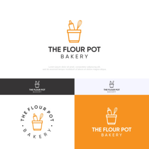 The Flour Pot Bakery  | Logo Design by Alexturner