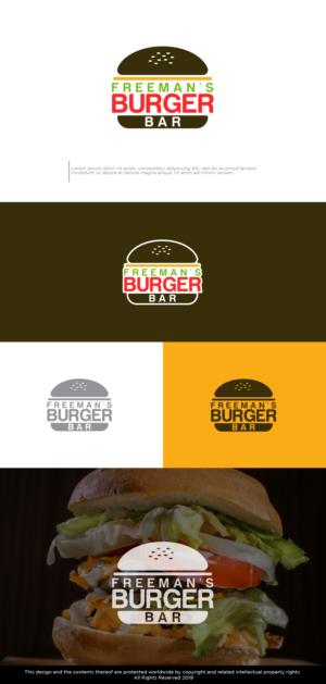 Freeman's Burger Bar | Diseño de Logo por Kim Ji