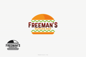 Freeman's Burger Bar | Diseño de Logo por InkThink by Scaurus