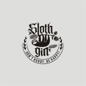 Sloth Gin | Logo-Design von Ashani Bhattacharya