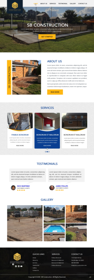 Web Design by pb for this project | Design: #25519508