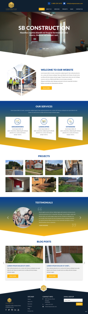 Web Design by pb for this project | Design: #25519519