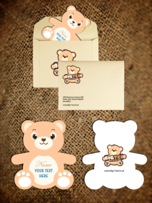 Teddy Bear Card & Envelope Design | Design de Papeterie par Sandaruwan