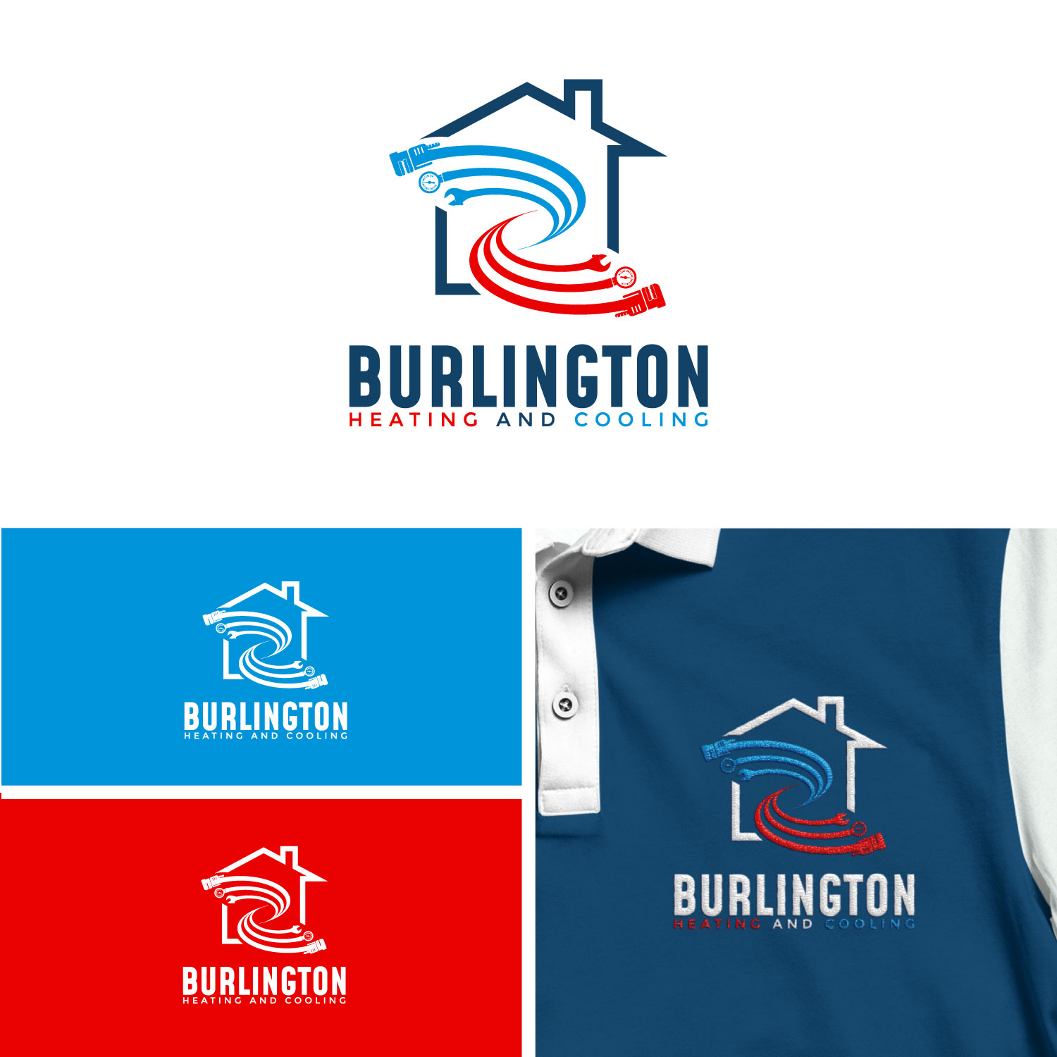 Logo Design by AinebAyoub for Canadian heating and air conditioning | Design #25566542