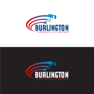 Burlington Furnace A/C Repair | Logo Design by AinebAyoub