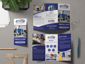 Commercial cleaning business needs a trifold brochure to spotlight janitorial services offered.  | Flyer-Design von alex989