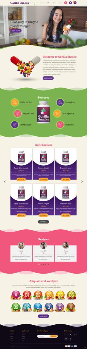 Web Design by pb for this project | Design: #25530087