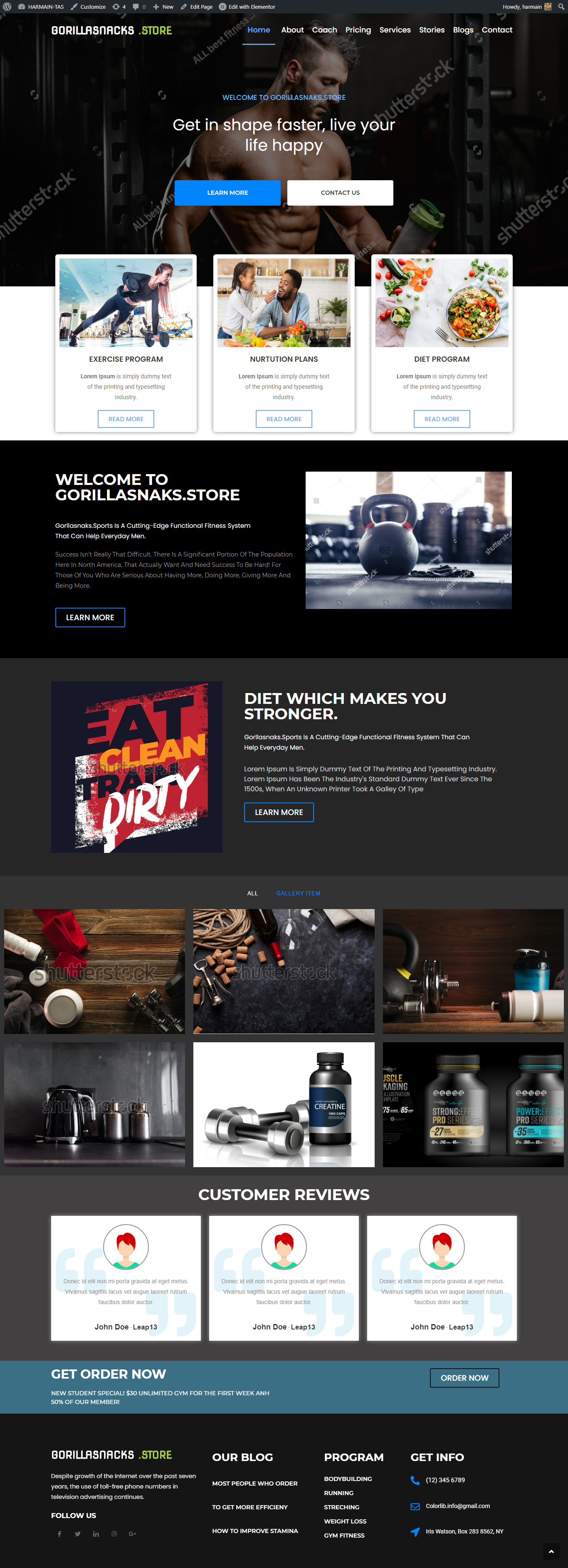 Web Design by Adeel Rahman for this project | Design #25534951