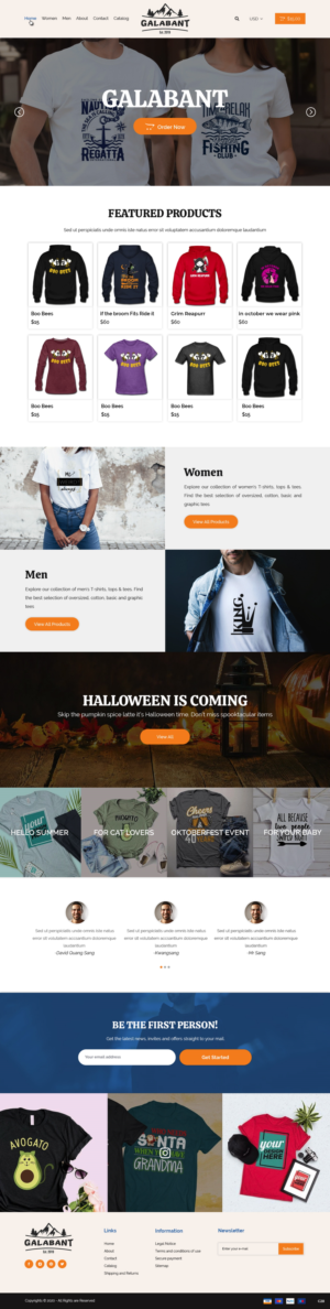 Web Design by pb for Galabant | Design: #25530056