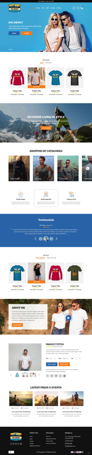 Web Design by pb for Galabant | Design: #25530066