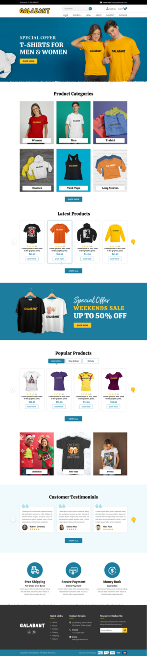 Web Design by Sbss for Galabant | Design: #25587283