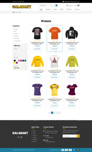 Web Design by Sbss for Galabant | Design: #25635768