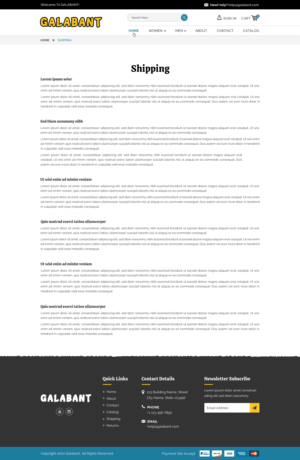 Web Design by Sbss for Galabant | Design: #25635770
