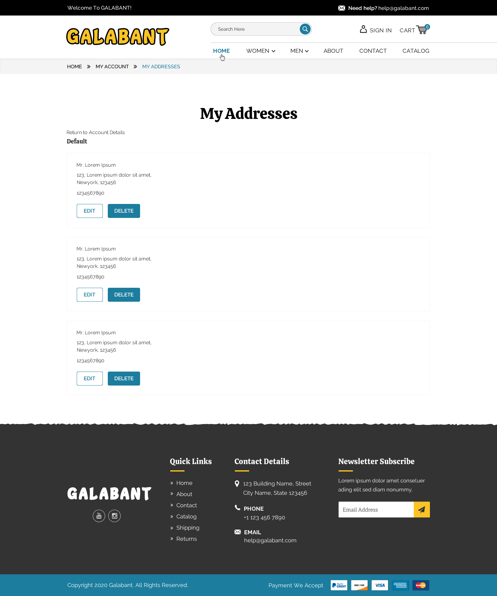 Diseño Web por Sbss para Galabant | Diseño #25641739