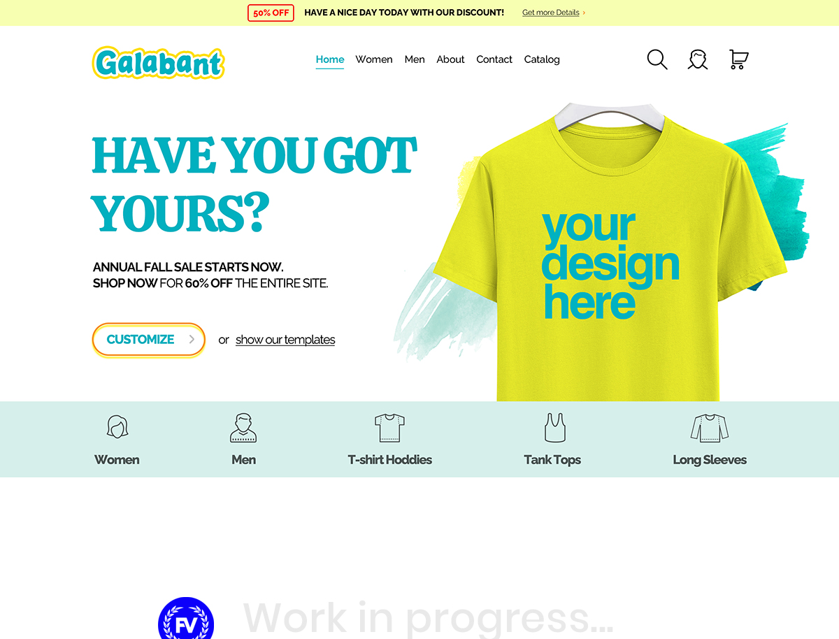 Web Design by Frank Varga for Galabant | Design #25557172