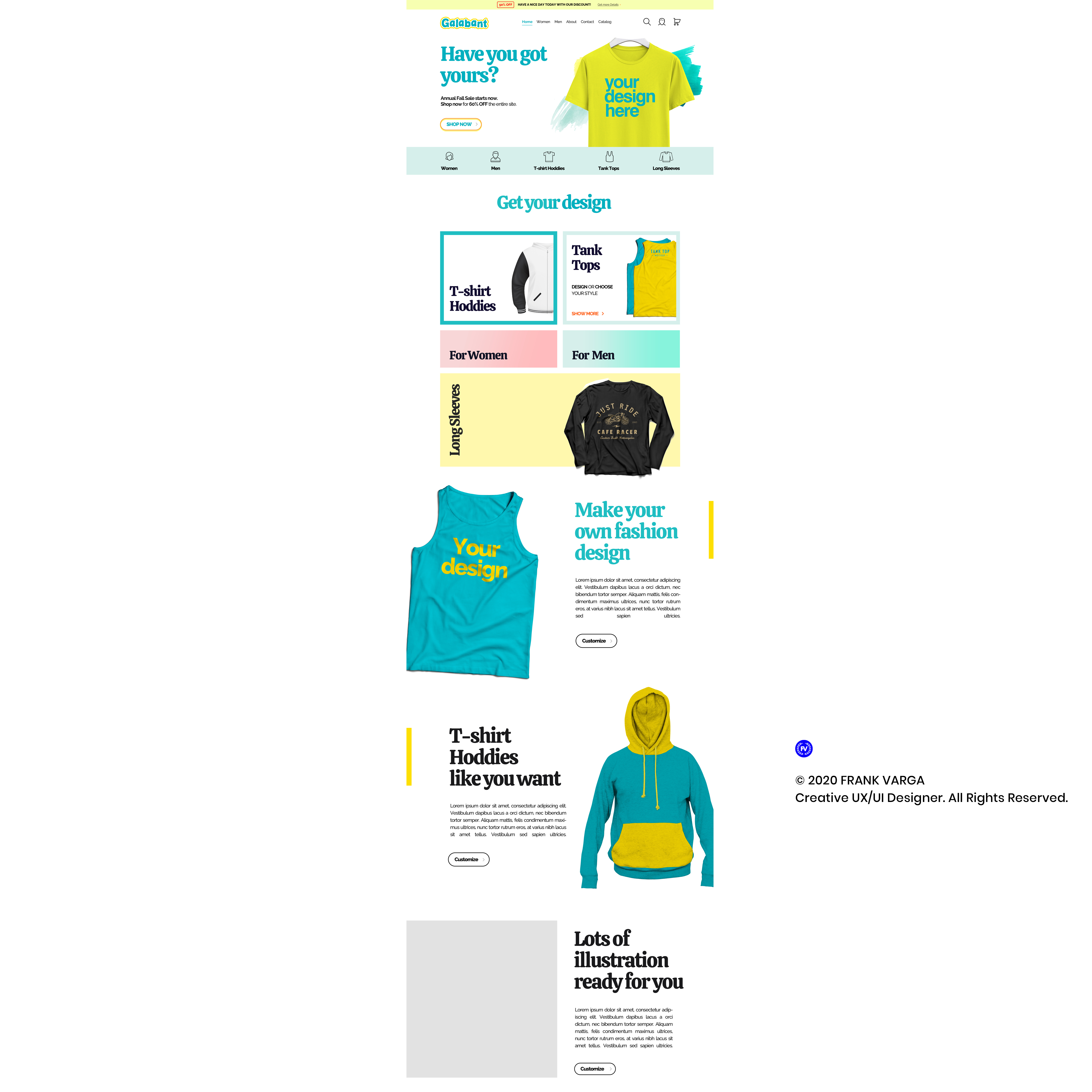 Web Design by Frank Varga for Galabant | Design #25580500