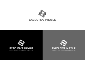 Executive - in - Exile        [the tag line is]      Insights for the emerging executive | Logo Design by DesIcon