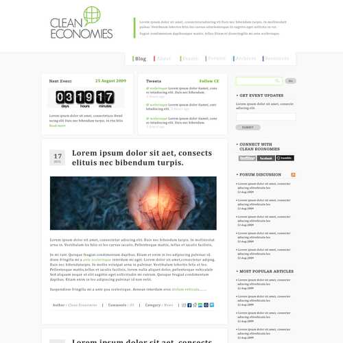 Wordpress Design by Ron.IT for this project | Design #25561671