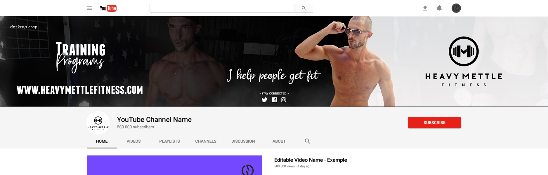 YouTube Design by hassan karrach for this project | Design #25520605
