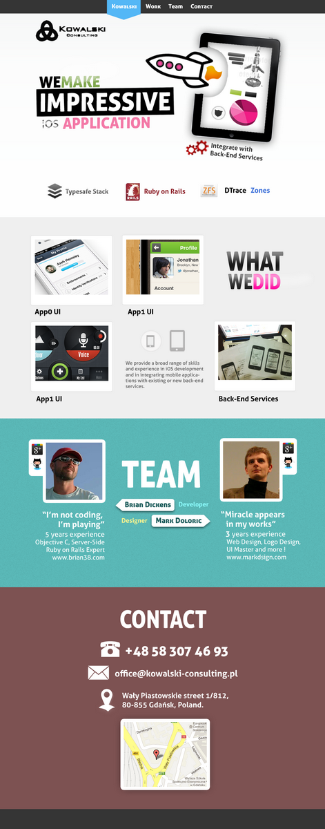 Web Design by iGoDzp for this project | Design #737100
