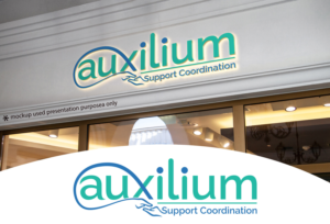 Auxilium Support Coordination (emphasis on Auxilium) | Logo Design by Juli creation