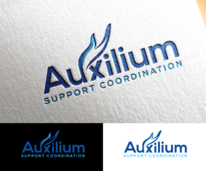 Auxilium Support Coordination (emphasis on Auxilium) | Logo-Design von step forward 2