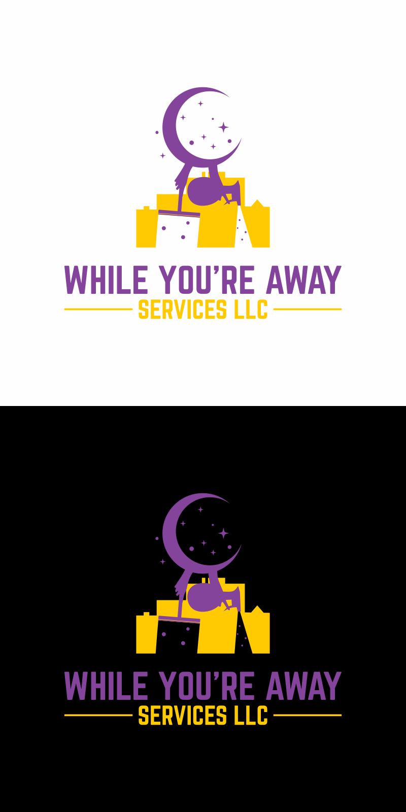 Logo Design by moisesf for While You're Away Services | Design #25524900