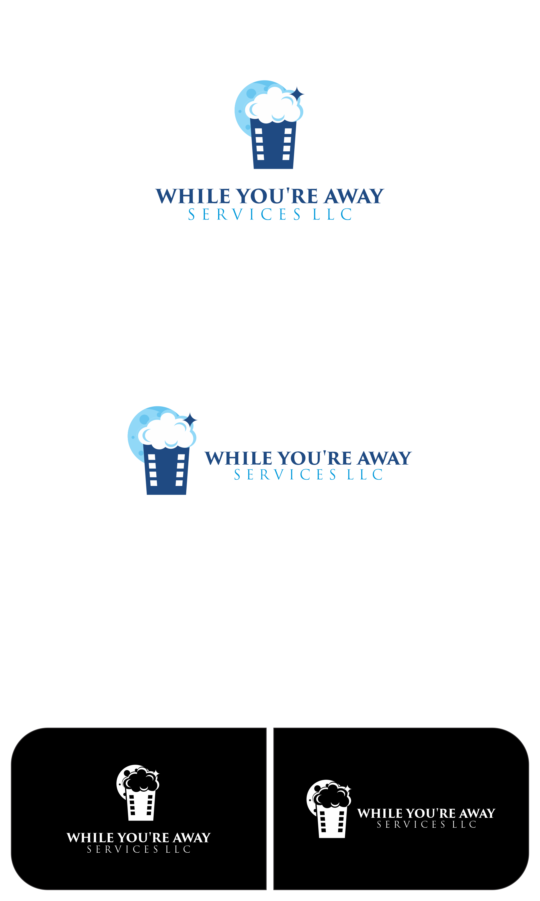 Diseño de Logo por AnneGrace para While You're Away Services | Diseño #25522093
