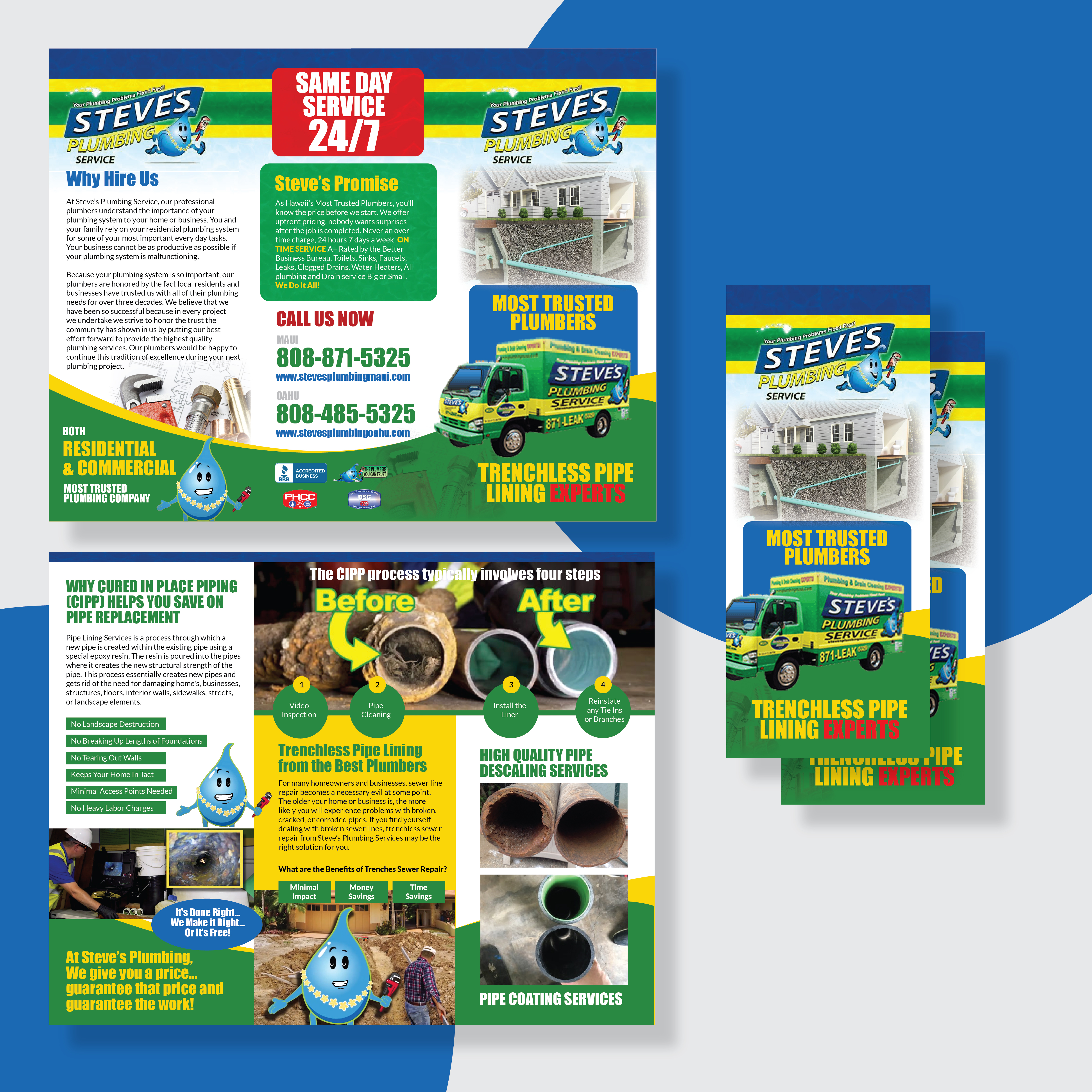 Diseño de Flyer por Achiver para Steve's Plumbing Service | Diseño #25570242