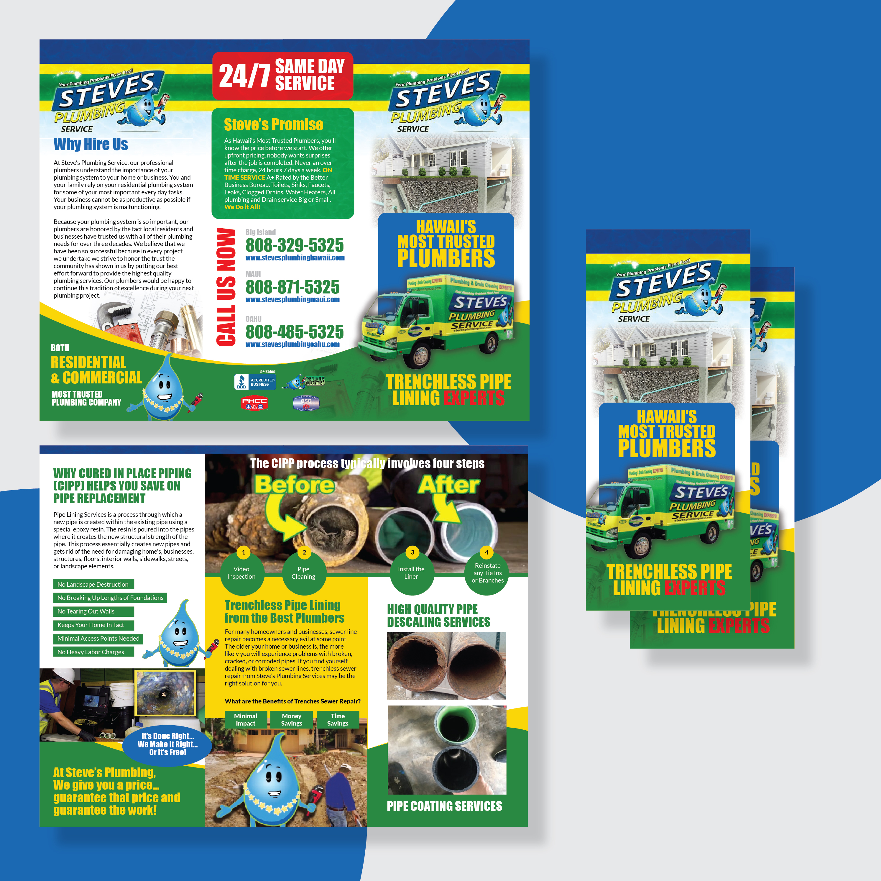 Flyer Design by Achiver for Steve's Plumbing Service | Design #25582324