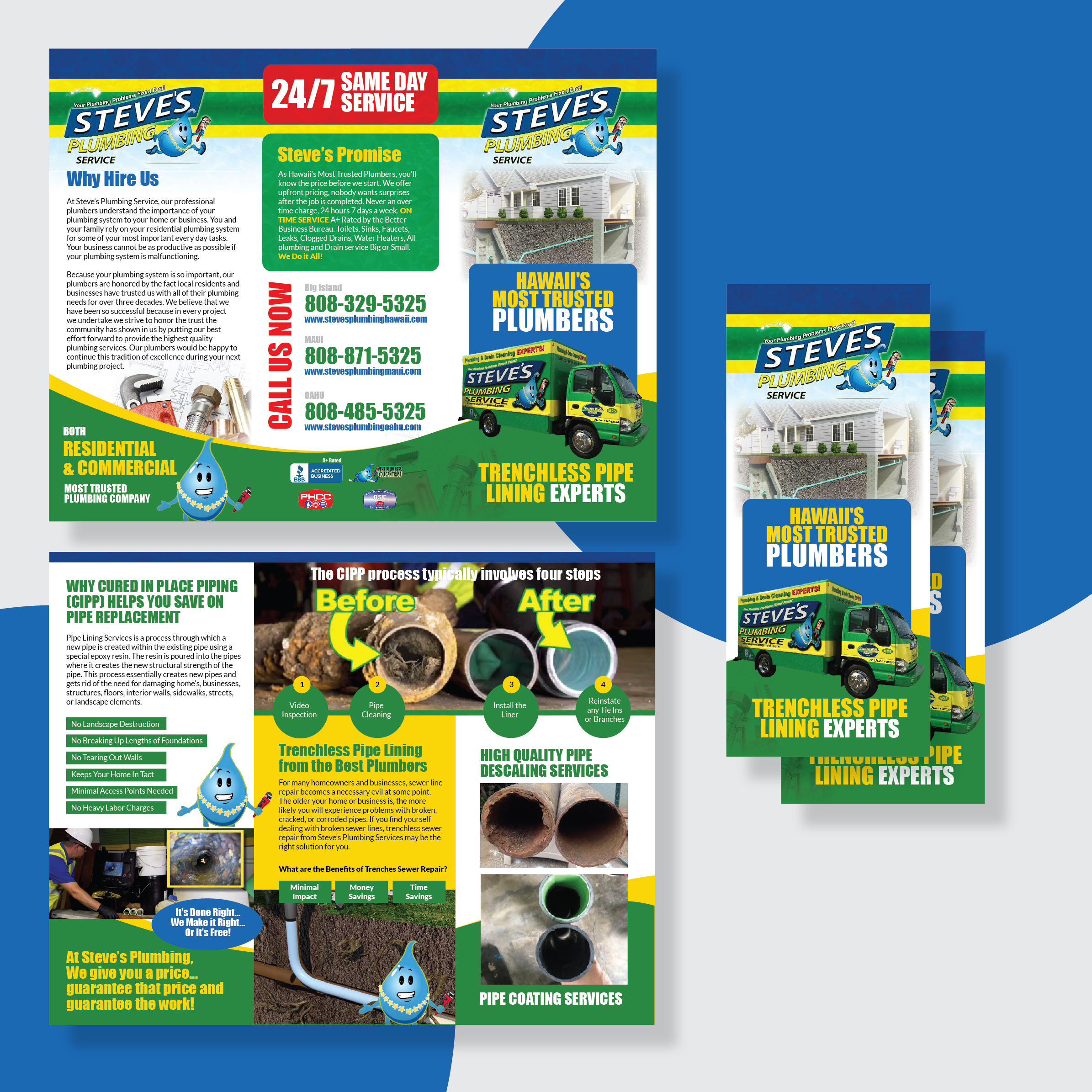 Flyer Design by Achiver for Steve's Plumbing Service | Design #25590016