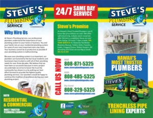 Design de Flyer par Achiver pour Steve's Plumbing Service | Design : #25611873
