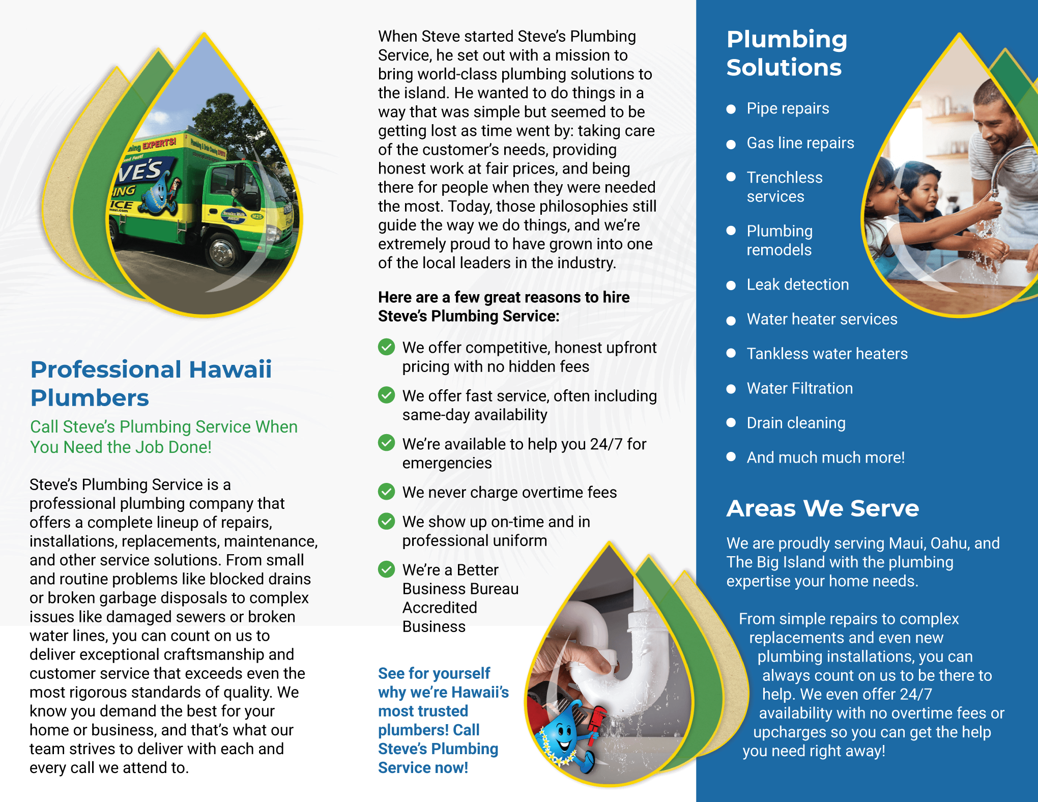 Design de Flyer par adiazudin pour Steve's Plumbing Service | Design #25562571