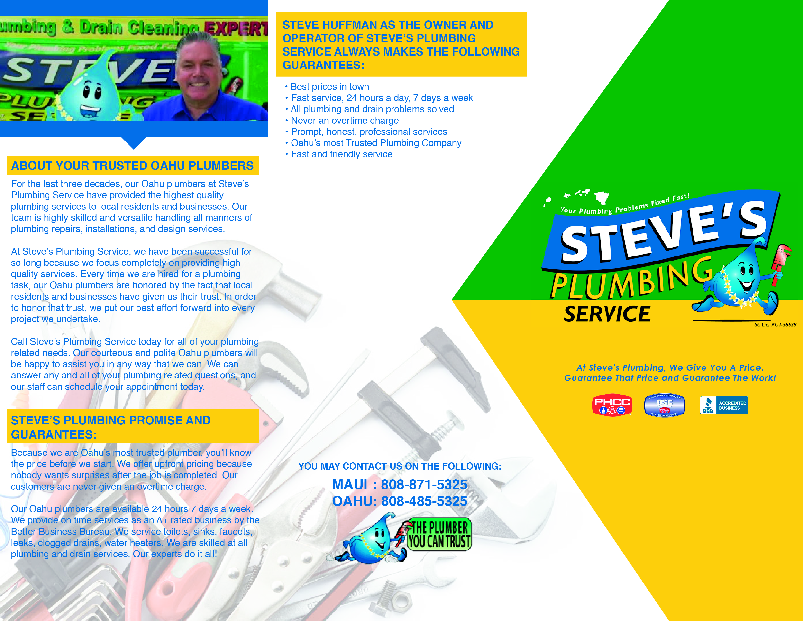 Flyer-Design von claudine21 für Steve's Plumbing Service | Design #25545693