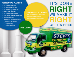 Design de Flyer par claudine21 pour Steve's Plumbing Service | Design : #25545694