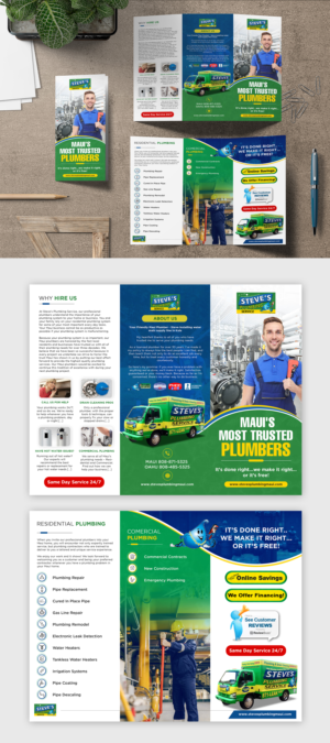 Flyer Design by debdesign for Steve's Plumbing Service | Design: #25537583