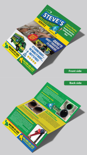 Flyer Design by Deziners Zone for Steve's Plumbing Service | Design: #25535242