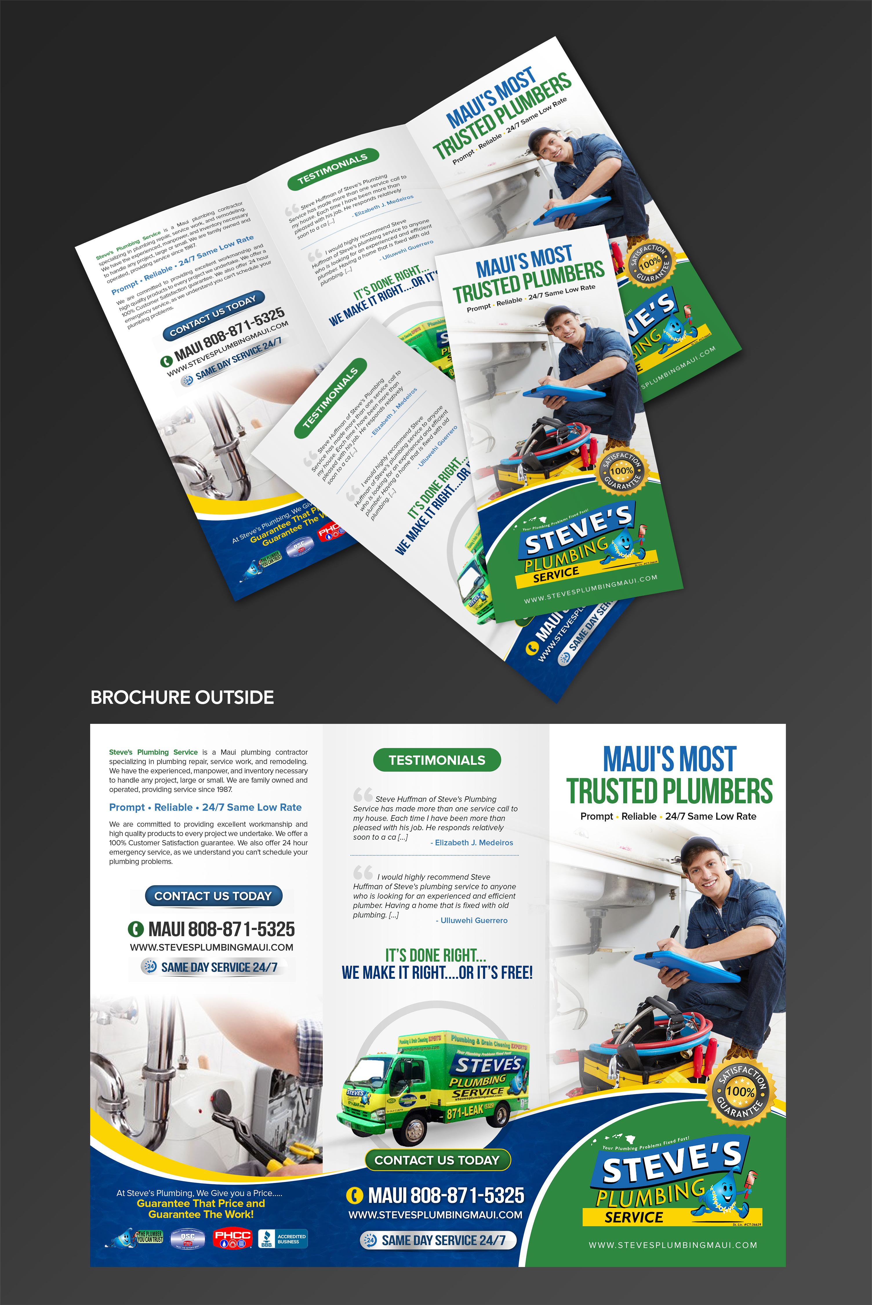 Flyer-Design von SAI DESIGNS für Steve's Plumbing Service | Design #25569152